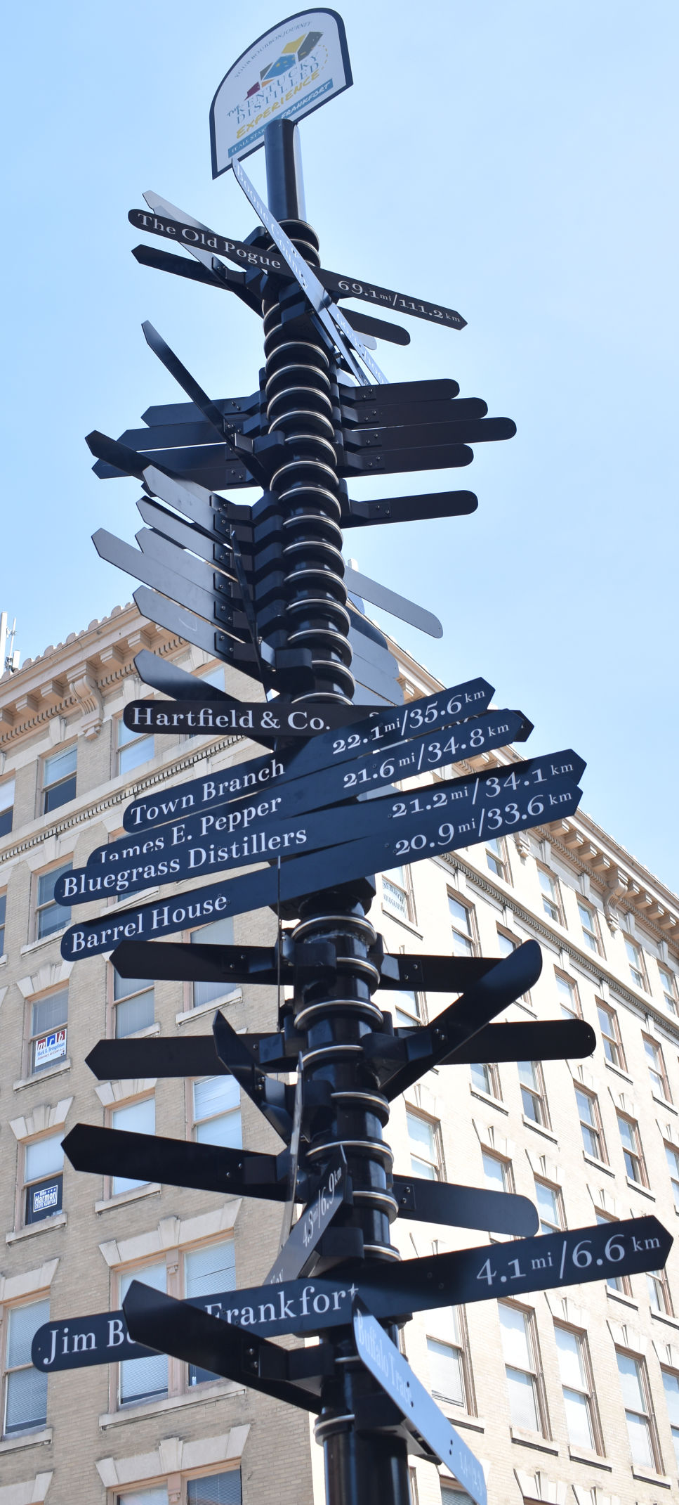 Bourbon marker downtown